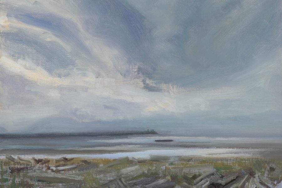 Paul Chizik - Grey Overture. Oil on Linen 11 x 14 inches