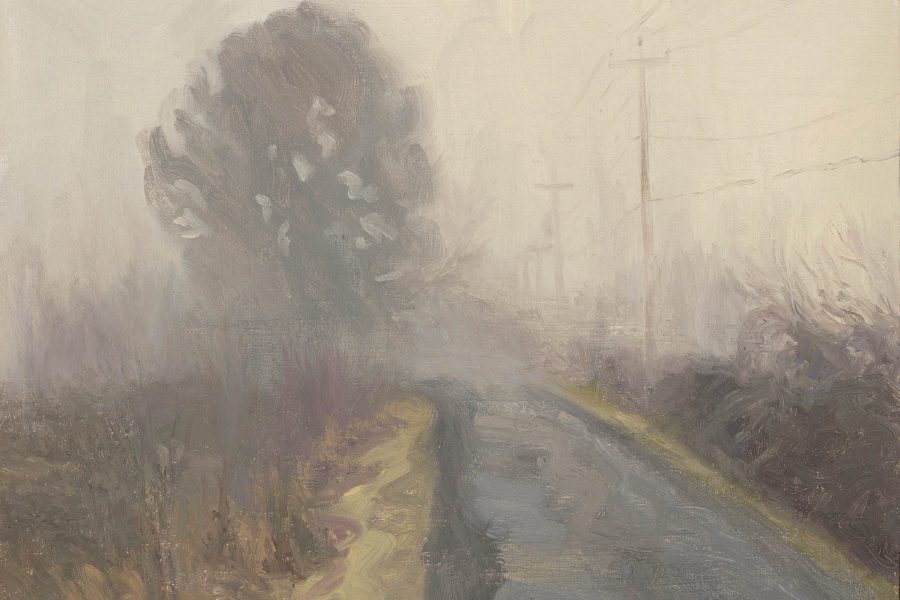 Paul Chizik - Half Light. Oil on Board 11.5 x 14.5 inches