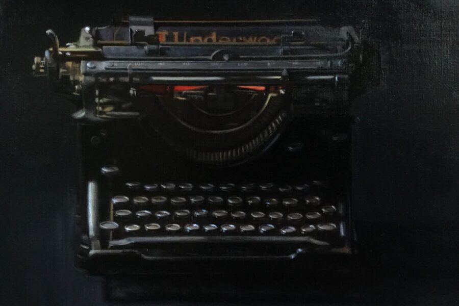 Paul Chizik - Underwood. Oil on Linen 20 x 22 inches