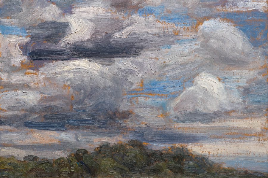 Paul Chizik - Cloudy. Oil on Linen 8 x 10 inches