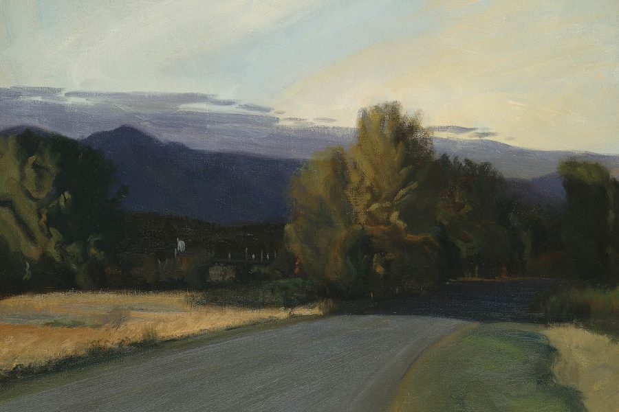 Paul Chizik - Dropping Light. Oil on Linen 15 x 21 inches