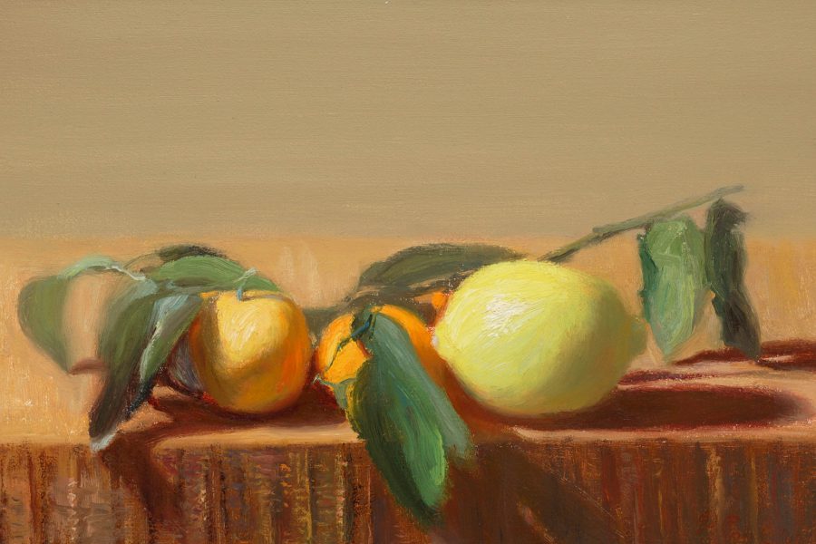 Paul Chizik - Oranges and Lemons Oil on Linen 9 x 14 inches