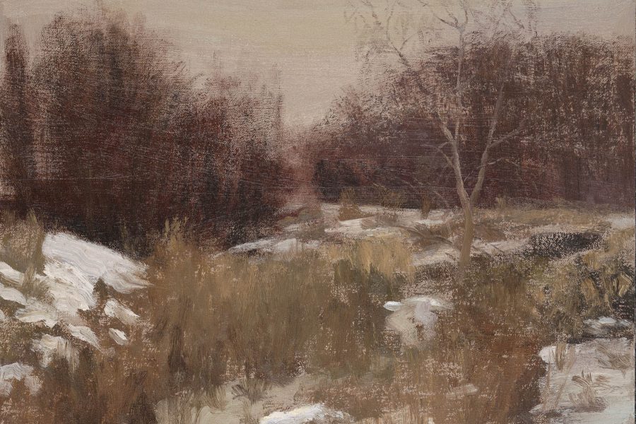 Paul Chizik - Winter. Oil on Linen 9 x 12 inches